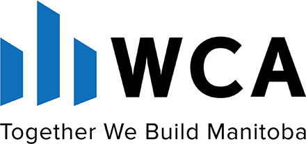 WCA - Together we build Manitoba logo